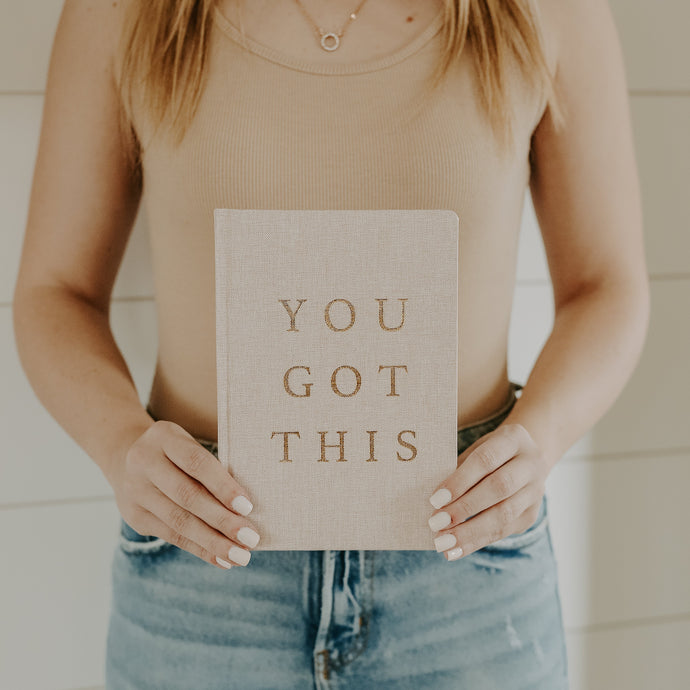 You Got This Fabric Journal Collective Sweet Water Decor