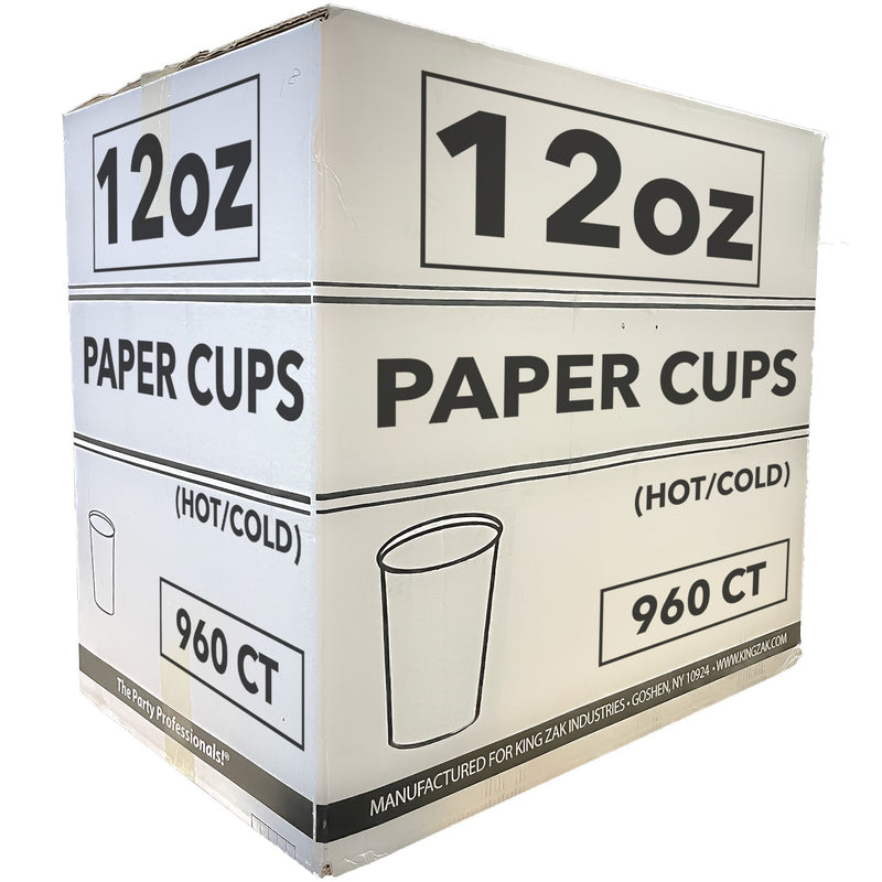 Load image into Gallery viewer, *WHOLESALE* 12 oz. - Disposable - Coffee Bean Pattern - Hot/Cold Cups | 960 ct. Paper Cups VeZee
