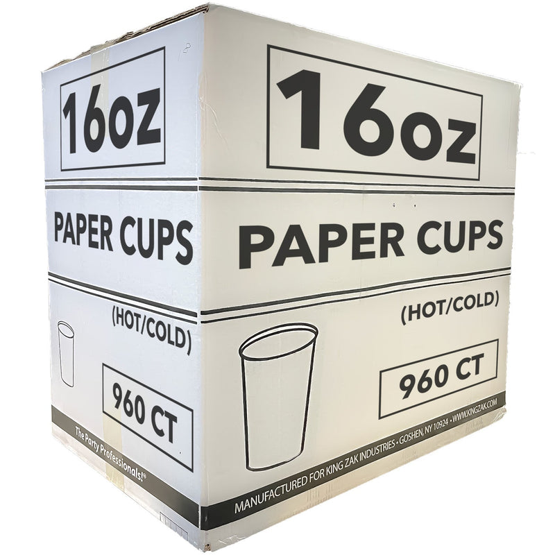 Load image into Gallery viewer, *WHOLESALE* 16 oz. - Disposable - Coffee Bean Pattern - Hot/Cold Cups | 960 ct. Paper Cups VeZee
