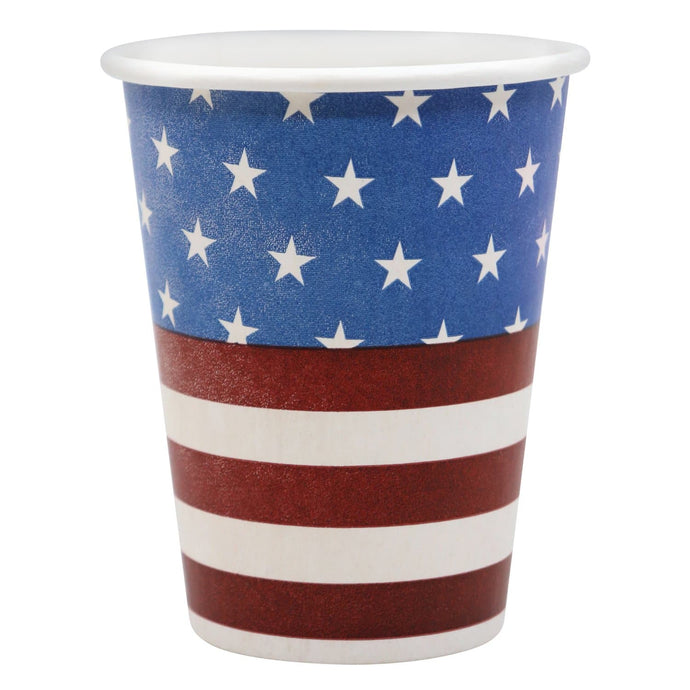 Americana Premium Paper Cups 12oz 24 Pcs Disposable VeZee