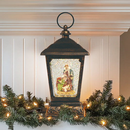 Christmas Light Up Sparkling Nativity Lantern General TP