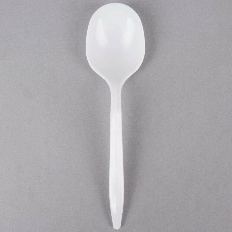 Load image into Gallery viewer, BULK Nicole Home Collection Medium Weight Soup spoon White Cutlery VeZee
