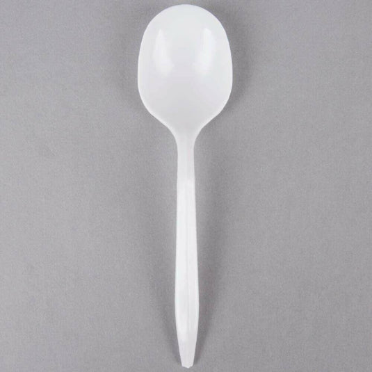 BULK Nicole Home Collection Medium Weight Soup spoon White Cutlery VeZee