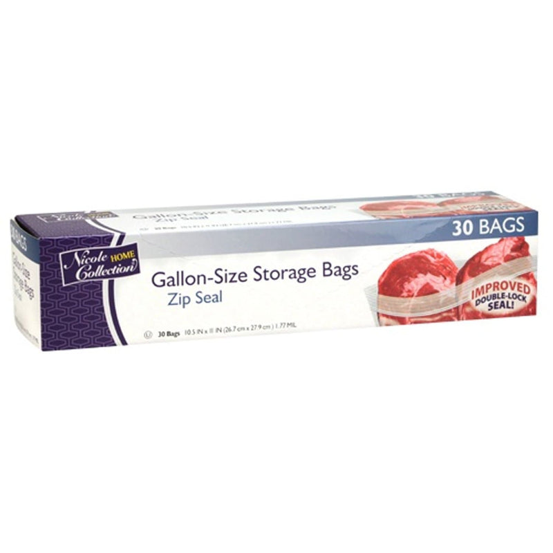 Load image into Gallery viewer, Nicole Home Collection Zip Seal Storage Gallon Size Bags Food Storage &amp; Serving VeZee
