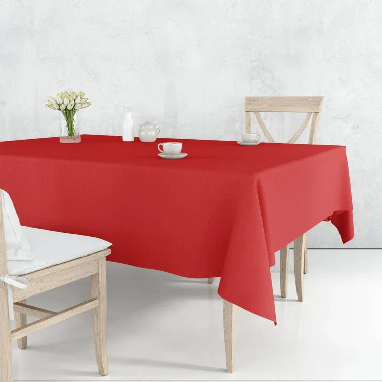 Load image into Gallery viewer, *WHOLESALE* Red Rectangular 54X108 Plastic Tablecover:48CT Table Cover Party Dimensions
