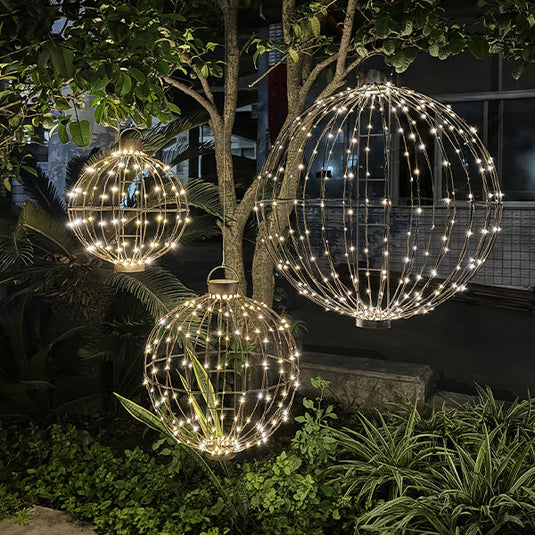 Indoor/Outdoor 3D LED Oversized Christmas Ornaments, Set of 3 General ABH