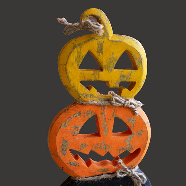 Load image into Gallery viewer, Painted Stacking Wooden Halloween Decor, Choose Your Style General KAL
