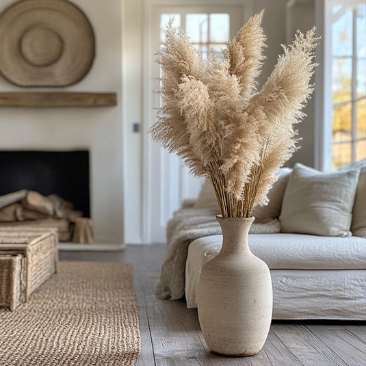 Natural Pampas Grass, Set of 4 Bundles Collection KAL