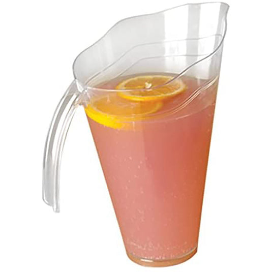 Hanna K. Signature 48oz Clear Plastic Pitcher Serverware Hanna K Signature