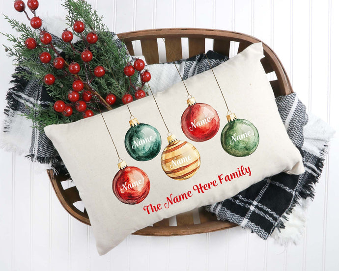 Ornaments (Customizable) Pillow Cover 12x20