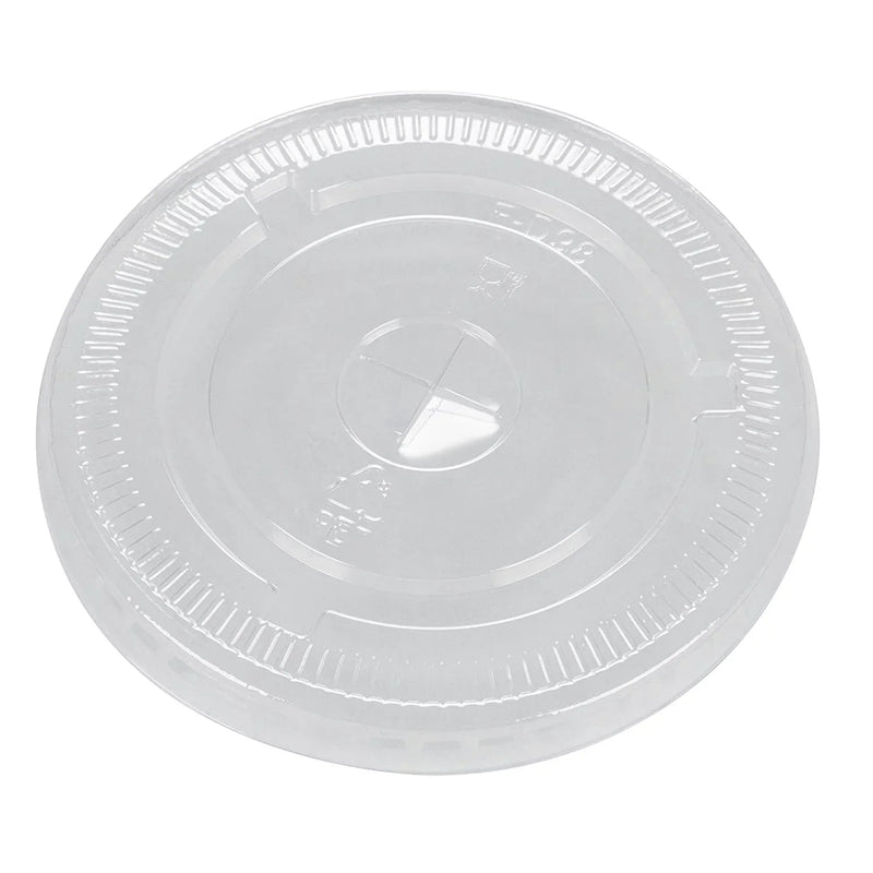 Load image into Gallery viewer, *WHOLESALE* PET Flat Lids with Straw Slot for 12, 16, 20 &amp; 24 oz. | 1000 ct/Case lids VeZee
