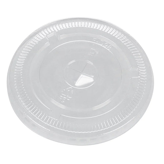 *WHOLESALE* PET Flat Lids with Straw Slot for 12, 16, 20 & 24 oz. | 1000 ct/Case lids VeZee