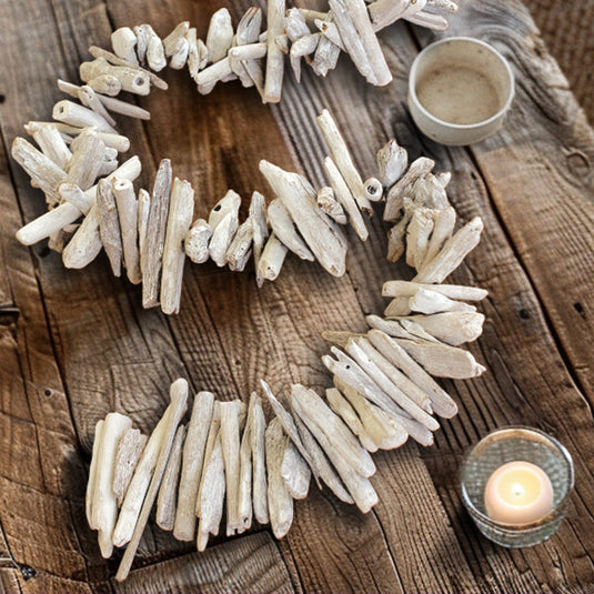 White Washed Driftwood Garland General KAL