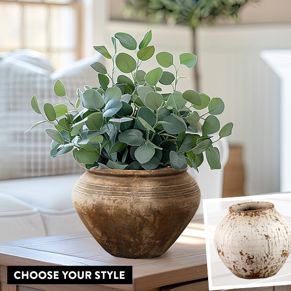 Distressed Farmhouse Planter Pot, Choose Your Style Whats trending RH