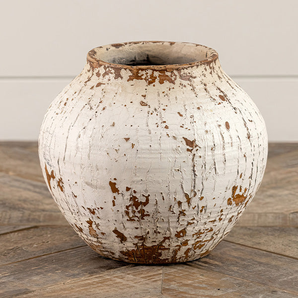 Load image into Gallery viewer, Distressed Farmhouse Planter Pot, Choose Your Style Whats trending RH
