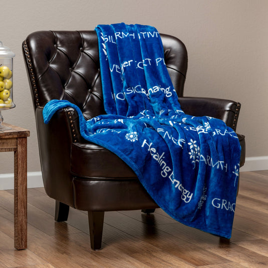 Positive Words Gift Throw Blanket Collective Chanasya