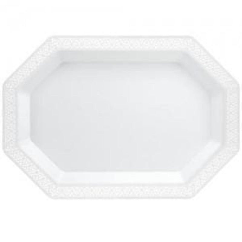 Load image into Gallery viewer, Pearl Lacetagon Heavy Weight Tray 9&#39;&#39;X13&#39;&#39; Half Size Serverware Lillian
