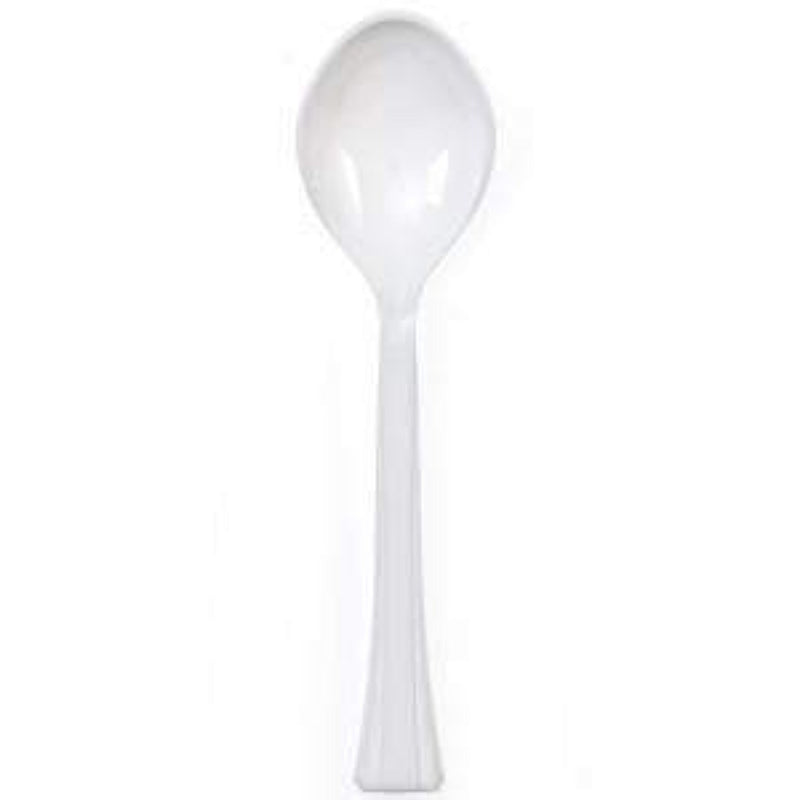 Load image into Gallery viewer, 99¢ Pearl Plastic Salad Heavy Weight Serving Spoon 12&quot; Serverware Lillian
