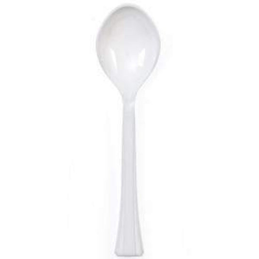 99¢ Pearl Plastic Salad Heavy Weight Serving Spoon 12" Serverware Lillian