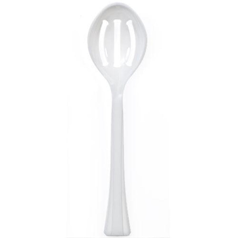 Load image into Gallery viewer, 99¢ Pearl Plastic Slotted Salad Heavy Weight Serving Spoon 12&quot; Serverware Lillian
