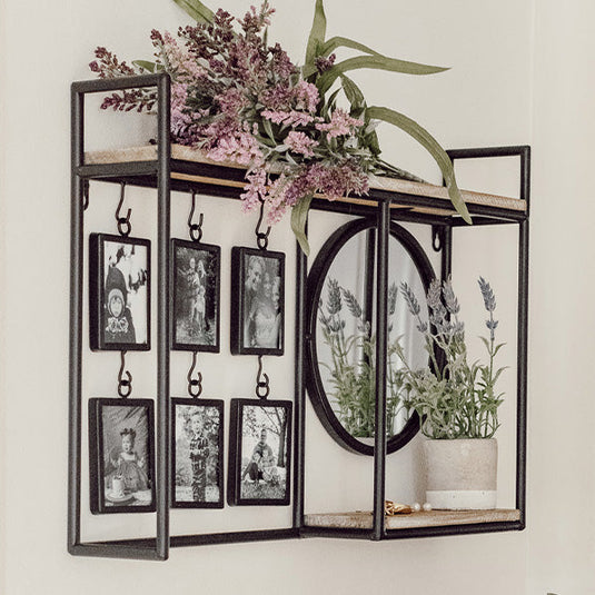 Industrial Mirror and Photo Frame Organizer Whats trending ABH