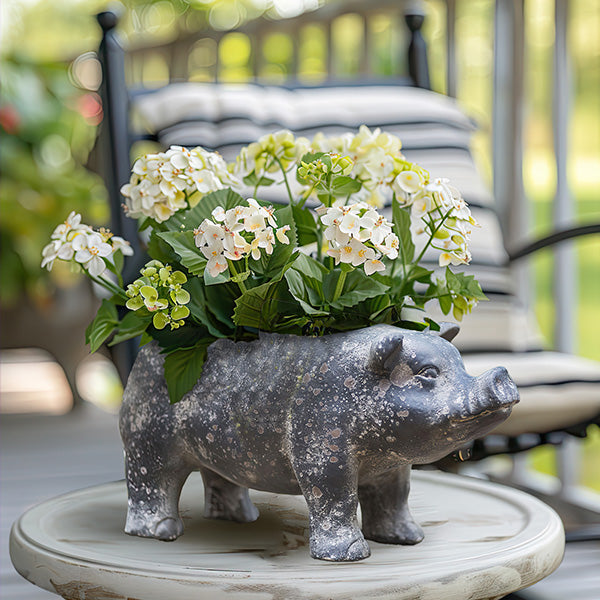 Adorable Pig Garden Planter Whats trending CT