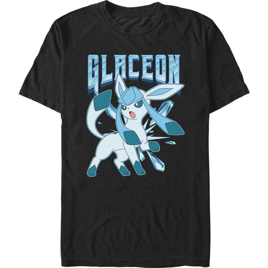 Pokemon - Glaceon Ice Beam - T-Shirt Apparel Fifth Sun