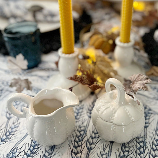 Pumpkin Cream and Sugar Set General TP