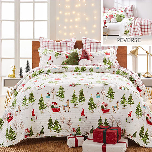 Load image into Gallery viewer, Christmas Inspired Reversible Quilt, Choose Your Style General LEV
