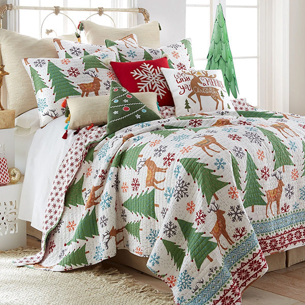 Load image into Gallery viewer, Christmas Inspired Reversible Quilt, Choose Your Style General LEV
