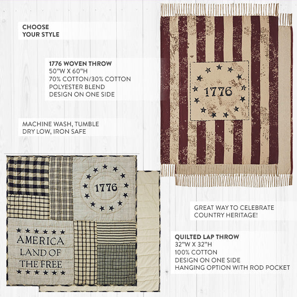 Load image into Gallery viewer, Patriotic Cotton Throw, Choose Your Style Whats trending VHC
