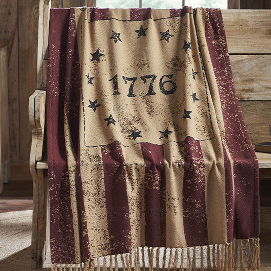 Patriotic Cotton Throw, Choose Your Style Whats trending VHC