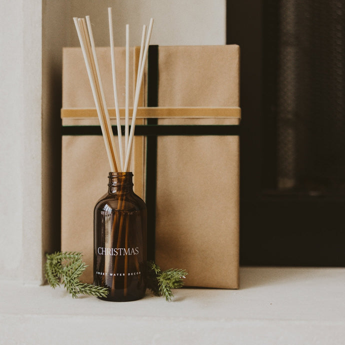 Christmas Amber Reed Diffuser Gift Sweet Water Decor