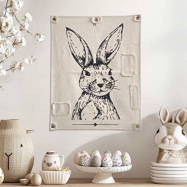 Mr. Rabbit Fabric Wall Art Sale ABH