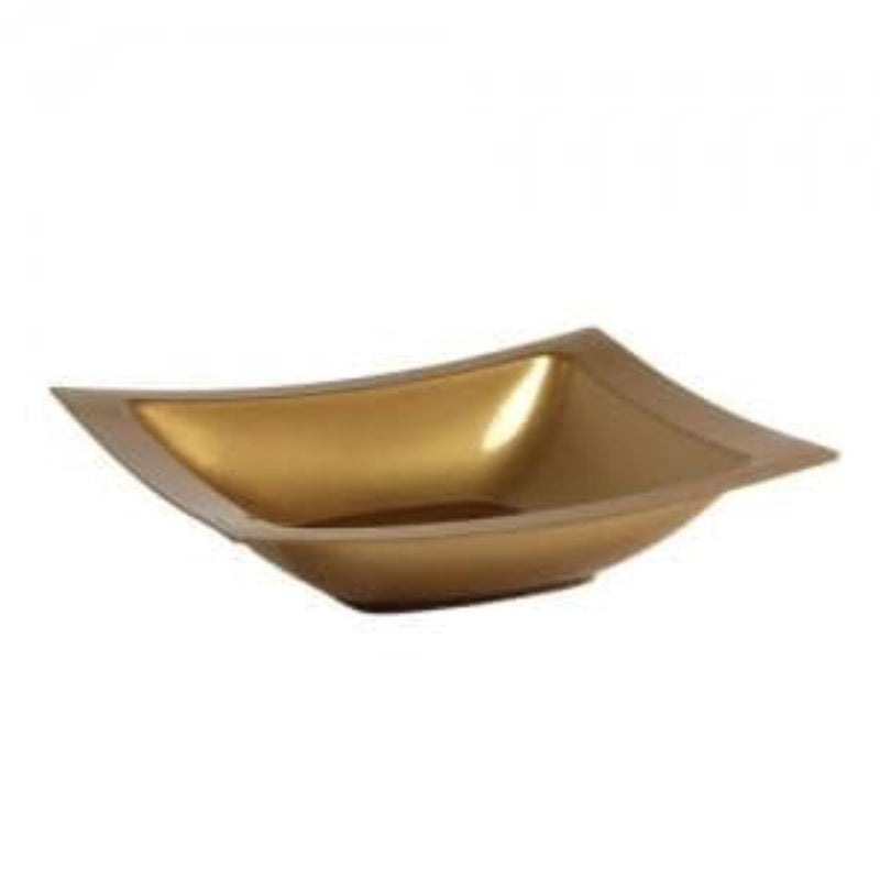 Load image into Gallery viewer, Rectangular Gold 5oz Plastic Dessert Bowls Bowls Lillian
