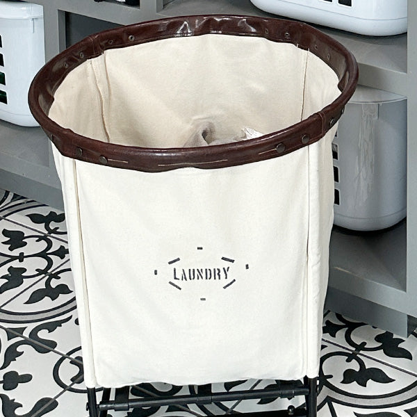 Vintage Inspired Laundry Basket On Wheels General ABH