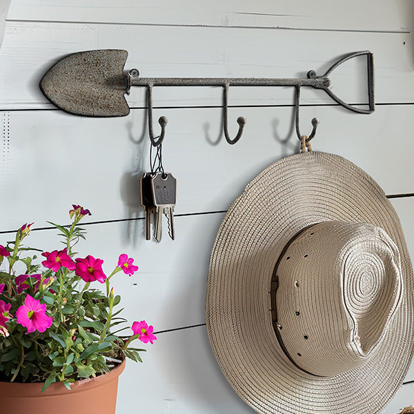 Metal Garden Shovel Wall Hook Rack Whats trending CT