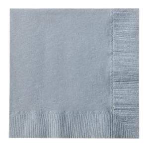 Load image into Gallery viewer, Silver Beverage Napkins Napkins Party Dimensions
