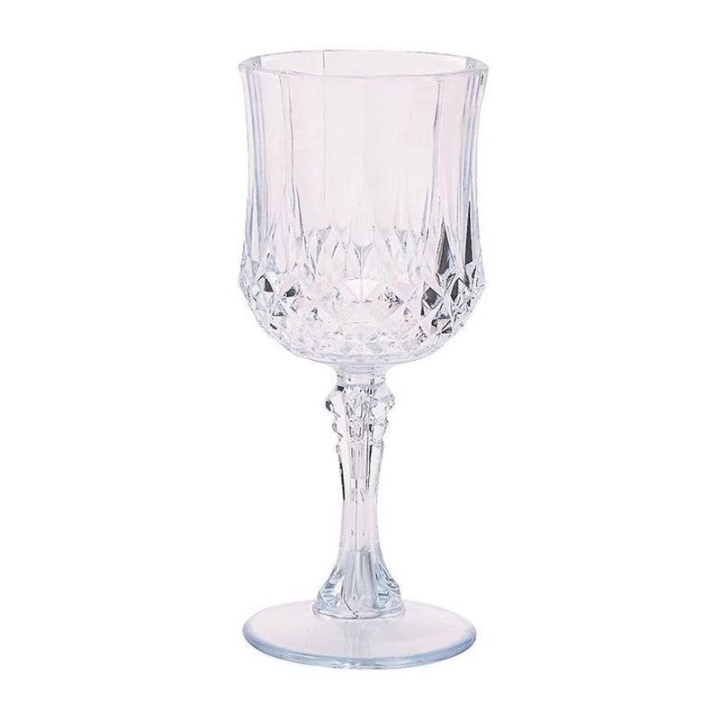 Load image into Gallery viewer, Simcha Collection Crystal Like Elegant Plastic Wine Glasses 8 oz Cups Blue Sky
