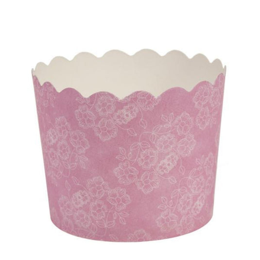 Simcha Collection Pink Floral Small Baking Cups 20CT Food Storage & Serving Blue Sky