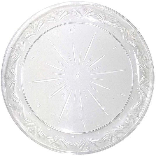 Simcha Collection Plastic Plates 10" Disposable Plates Blue Sky