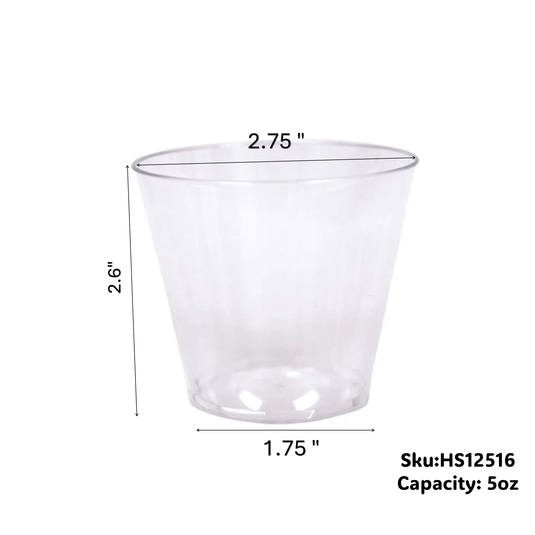 Hanna K. Signature Tumblers Clear 5 oz Tumblers Hanna K Signature