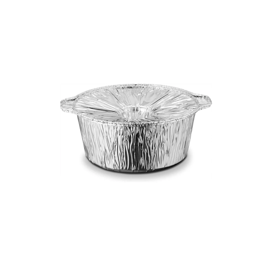 JetFoil Disposable Aluminum 3.5Qtz Small Pot With Lid Disposable JetFoil