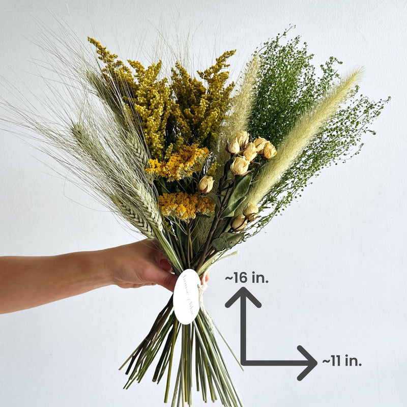 Load image into Gallery viewer, Dried Solidago &amp; Yarrow Bouquet Collection houseoflilac
