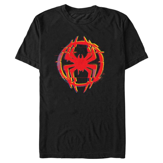 Spider-Man Across the Spider-Verse - Glitchy Spider Symbol - T-Shirt Apparel Fifth Sun