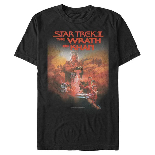 Star Trek: The Wrath of Khan - Vintage Poster - T-Shirt Apparel Fifth Sun