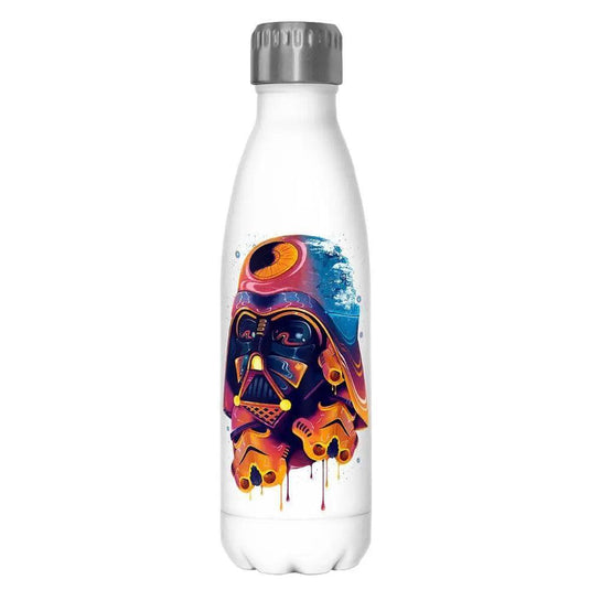 Star Wars - Color Melted Vader - White 17-oz Stainless Steel Water Bottle Homewares Fifth Sun