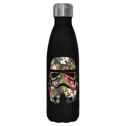 Star Wars - Flower Storm - Black 17 oz Stainless Steel Bottle Homewares Fifth Sun