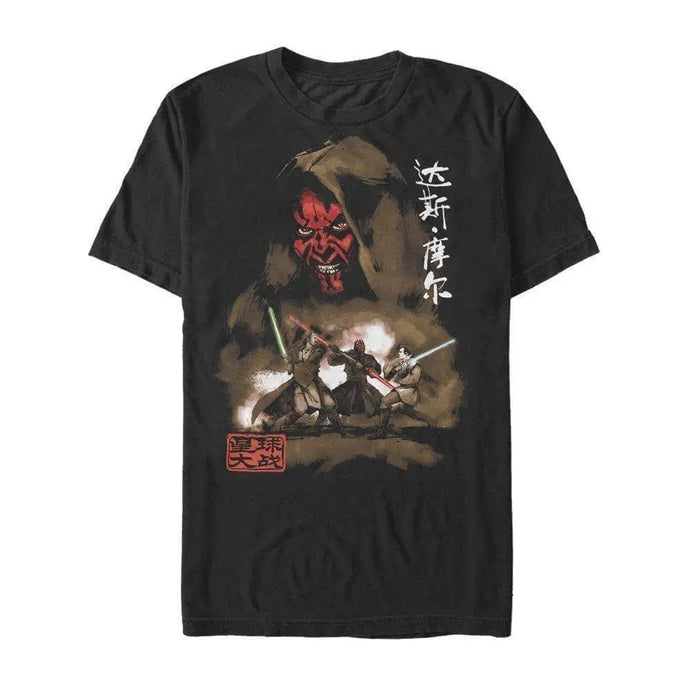 Star Wars - Maul Battle Inkwash - T-Shirt Apparel Fifth Sun