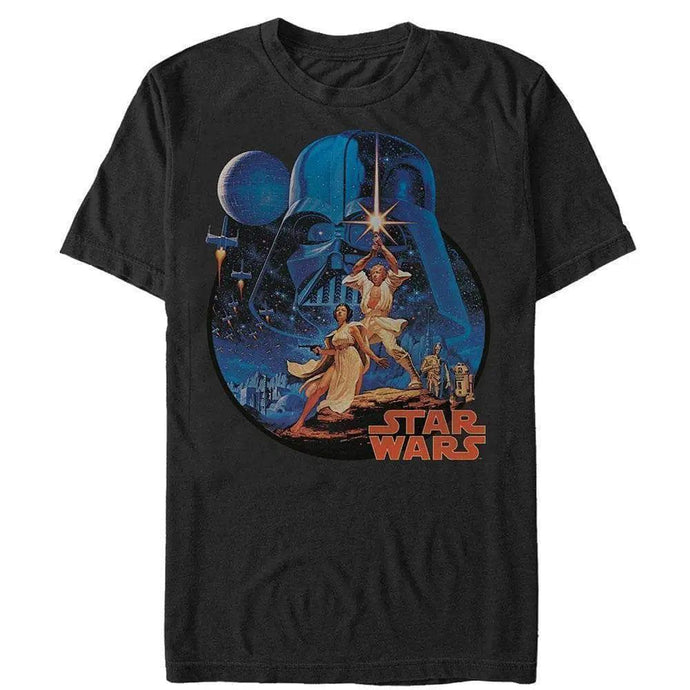 Star Wars - Retro Poster - T-Shirt Apparel Fifth Sun